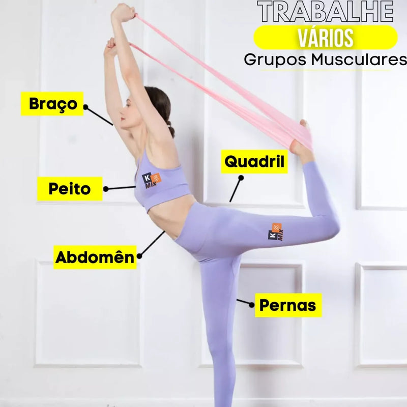 🏋️‍♂️ Faixa de Treinamento de Força: Versatilidade para Braços, Cintura e Pernas! 🏋️‍♀️