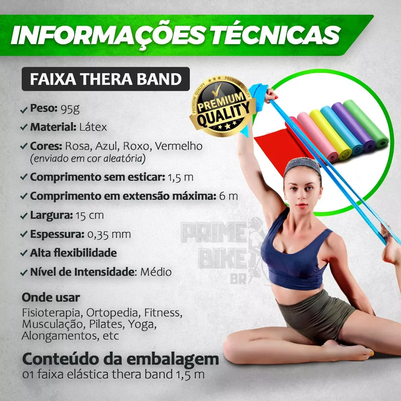 🏋️‍♂️ Faixa de Treinamento de Força: Versatilidade para Braços, Cintura e Pernas! 🏋️‍♀️