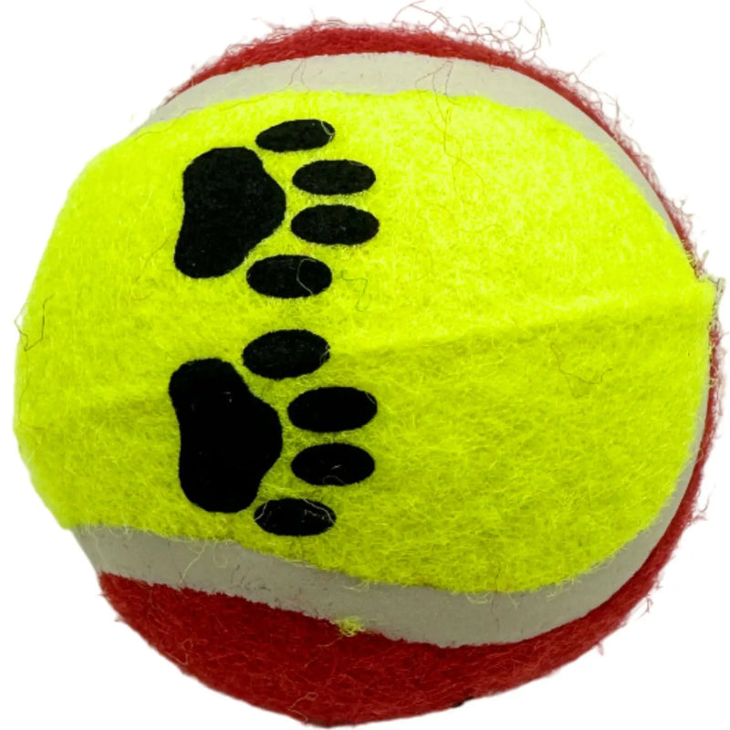 Kit de Brinquedos Interativos Estilo Bola de Tênis para Pets – 3 Unidades