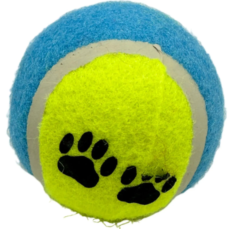 Kit de Brinquedos Interativos Estilo Bola de Tênis para Pets – 3 Unidades