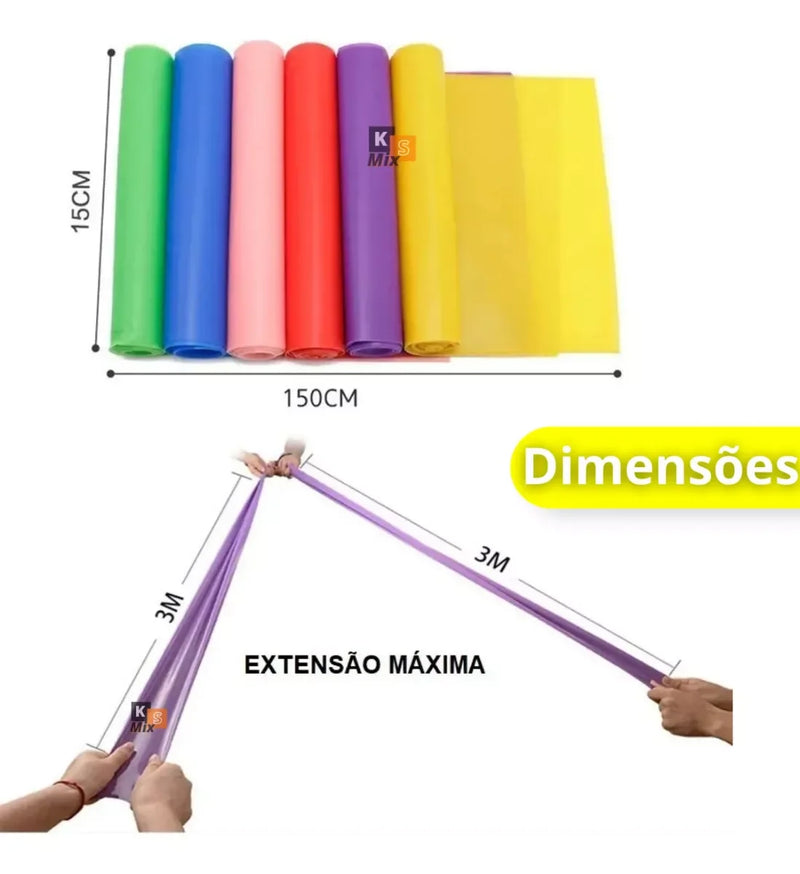 🏋️‍♂️ Faixa de Treinamento de Força: Versatilidade para Braços, Cintura e Pernas! 🏋️‍♀️